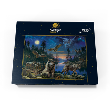 Night Wolves & Owls 1000 Jigsaw Puzzle box view3