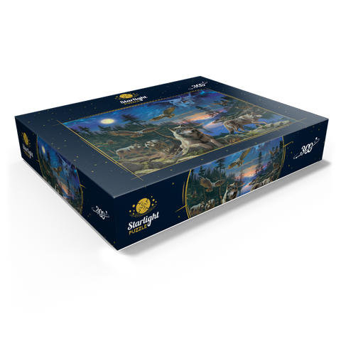 Night Wolves & Owls 300 Jigsaw Puzzle box view1