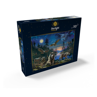 Night Wolves & Owls 300 Jigsaw Puzzle box view2