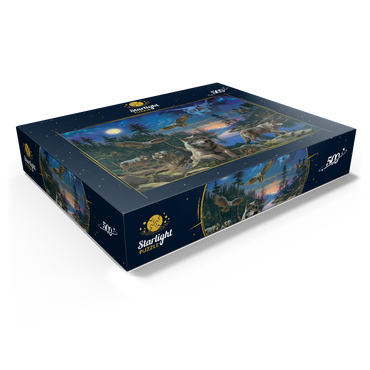 Night Wolves & Owls 500 Jigsaw Puzzle box view1