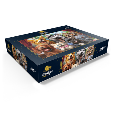 Furry Friends Selfie 500 Jigsaw Puzzle box view1