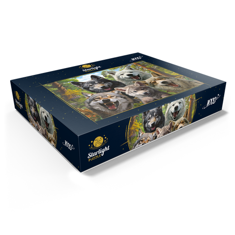 Wolf Selfie 1000 Jigsaw Puzzle box view1