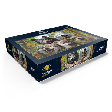 Wolf Selfie 100 Jigsaw Puzzle box view1