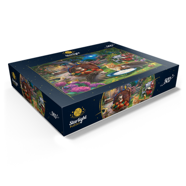 Hedgehogs & kittens 500 Jigsaw Puzzle box view1