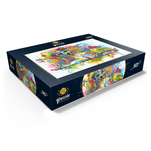 Curious Pup 500 Jigsaw Puzzle box view1