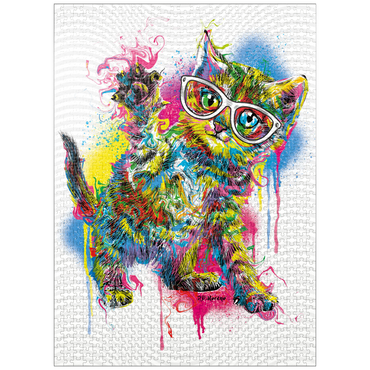 puzzleplate Kitty Saying Hello 1000 Jigsaw Puzzle