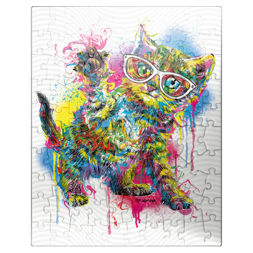 puzzleplate Kitty Saying Hello 100 Jigsaw Puzzle