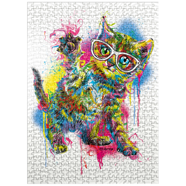 puzzleplate Kitty Saying Hello 500 Jigsaw Puzzle