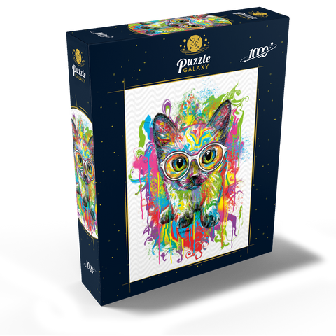 Kitten with Glasses 1000 Jigsaw Puzzle box view2