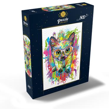 Kitten with Glasses 500 Jigsaw Puzzle box view2