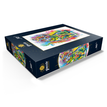 Tilted Kitty 500 Jigsaw Puzzle box view1