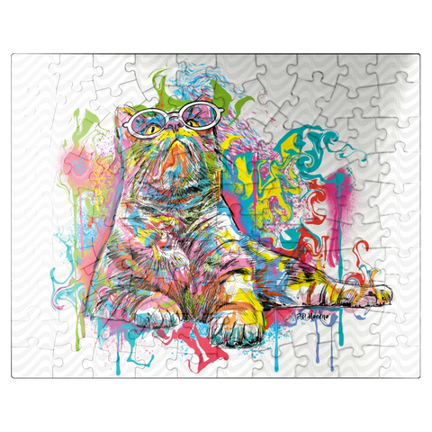 puzzleplate Kitten Staring Away 100 Jigsaw Puzzle