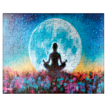 puzzleplate Yoga Moon 100 Jigsaw Puzzle