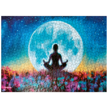 puzzleplate Yoga Moon 500 Jigsaw Puzzle