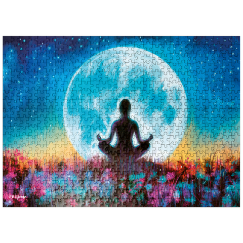 puzzleplate Yoga Moon 500 Jigsaw Puzzle