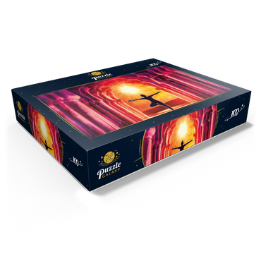 Yoga Sunrise 100 Jigsaw Puzzle box view1