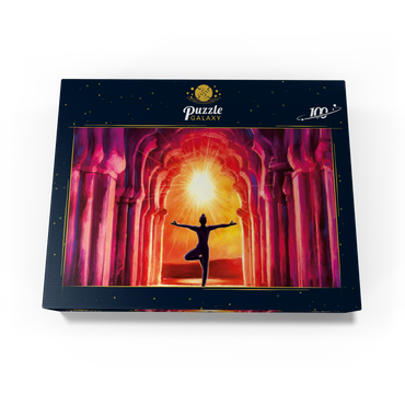 Yoga Sunrise 100 Jigsaw Puzzle box view3