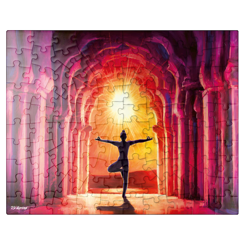 puzzleplate Yoga Sunrise 100 Jigsaw Puzzle