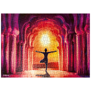 puzzleplate Yoga Sunrise 500 Jigsaw Puzzle