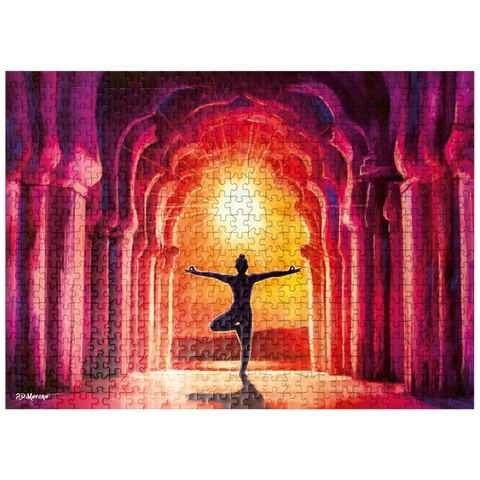 puzzleplate Yoga Sunrise 500 Jigsaw Puzzle