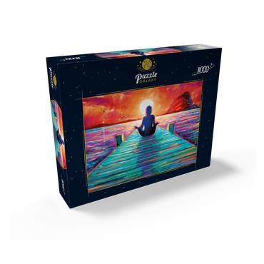 Yoga on the Dock 1000 Jigsaw Puzzle box view2