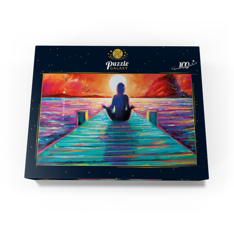 Yoga on the Dock 100 Jigsaw Puzzle box view3