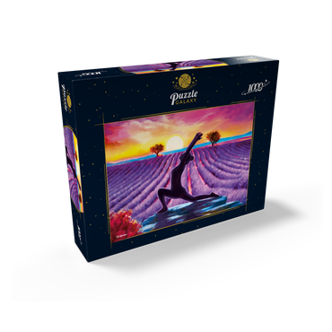 Yoga by the Flowers 1000 Jigsaw Puzzle box view2