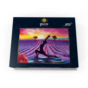 Yoga by the Flowers 1000 Jigsaw Puzzle box view3