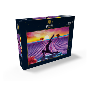 Yoga by the Flowers 500 Jigsaw Puzzle box view2