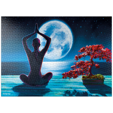 puzzleplate Yoga with the Ocean 1000 Jigsaw Puzzle