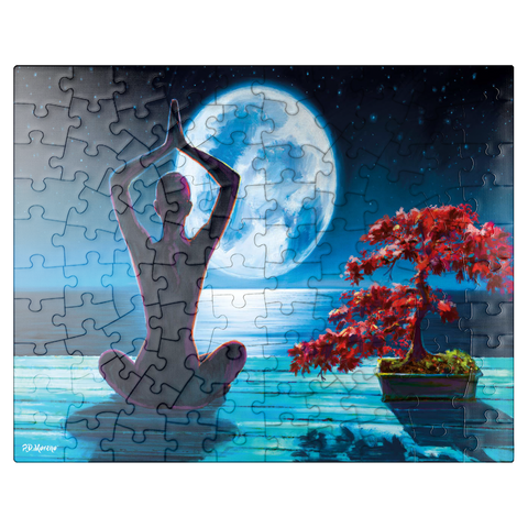 puzzleplate Yoga with the Ocean 100 Jigsaw Puzzle