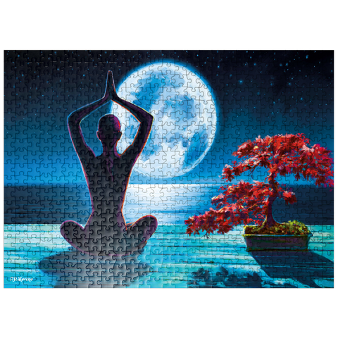 puzzleplate Yoga with the Ocean 500 Jigsaw Puzzle