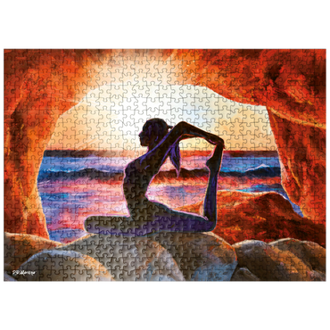 puzzleplate Yoga on the Rocks 500 Jigsaw Puzzle