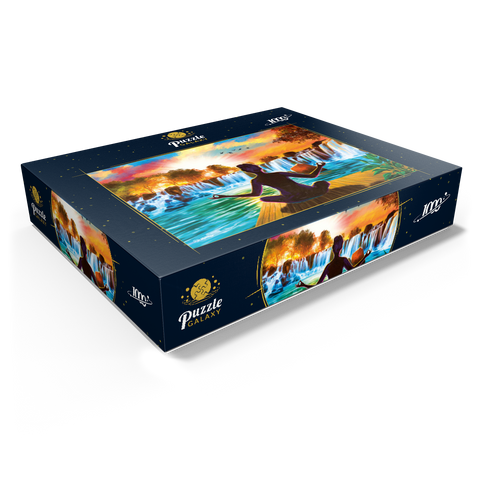 Waterfall Yoga 1000 Jigsaw Puzzle box view1