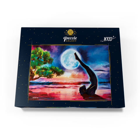 Yoga on the beach 1000 Jigsaw Puzzle box view3