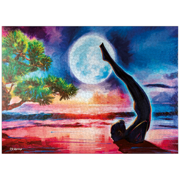 puzzleplate Yoga on the beach 1000 Jigsaw Puzzle