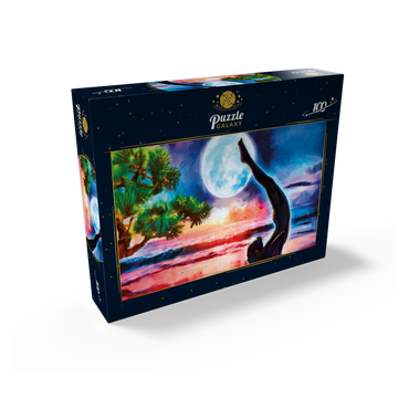 Yoga on the beach 100 Jigsaw Puzzle box view2