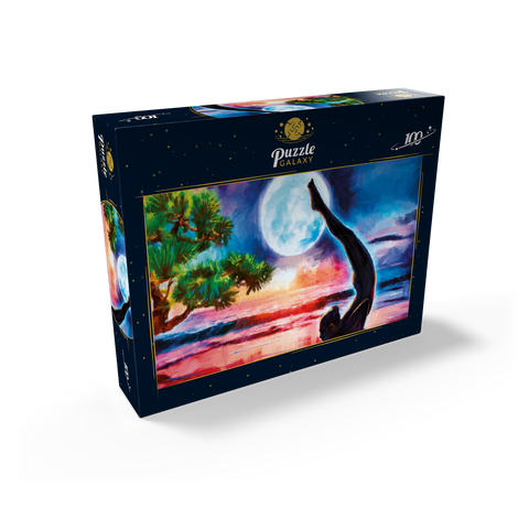 Yoga on the beach 100 Jigsaw Puzzle box view2