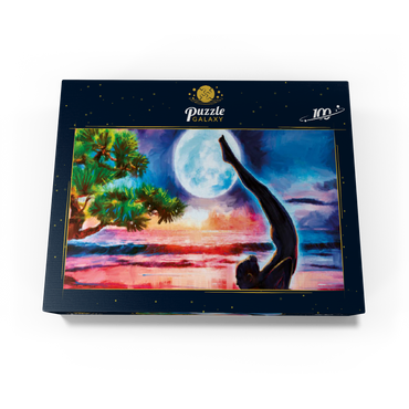 Yoga on the beach 100 Jigsaw Puzzle box view3