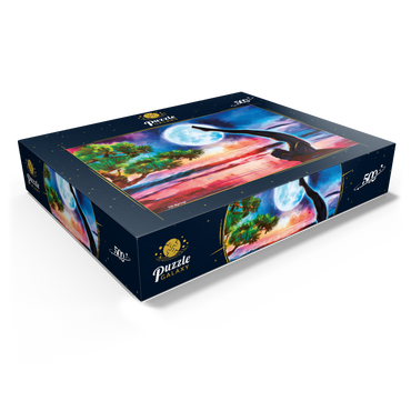 Yoga on the beach 500 Jigsaw Puzzle box view1