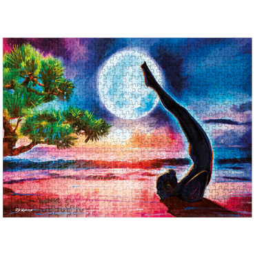 puzzleplate Yoga on the beach 500 Jigsaw Puzzle