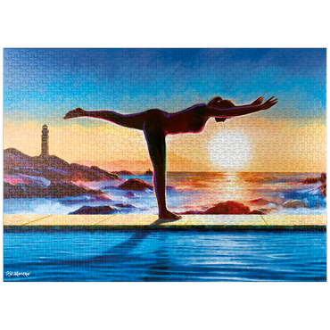 puzzleplate Yoga by the Water 1000 Jigsaw Puzzle