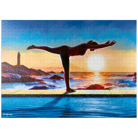 puzzleplate Yoga by the Water 1000 Jigsaw Puzzle