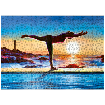 puzzleplate Yoga by the Water 500 Jigsaw Puzzle