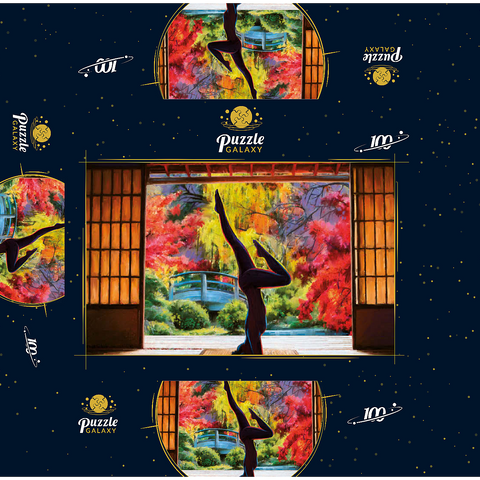 Meditation Yoga 100 Jigsaw Puzzle box 3D Modell