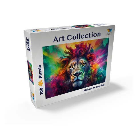 Majestic fantasy lion 100 Jigsaw Puzzle box view2