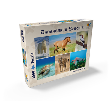 Unique - Endangered species - Collage No. 4 1000 Jigsaw Puzzle box view2