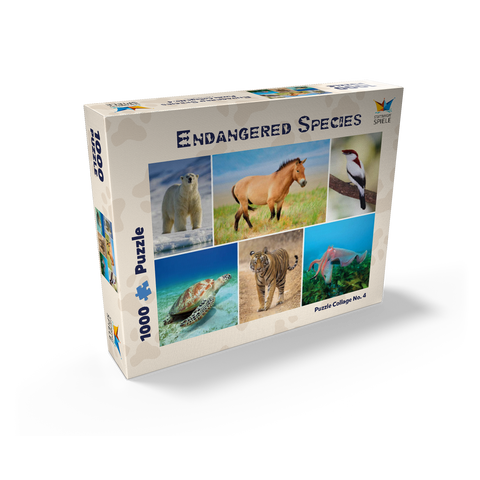 Unique - Endangered species - Collage No. 4 1000 Jigsaw Puzzle box view2