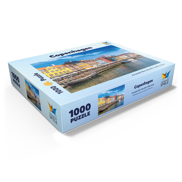 Nyhavn in Copenhagen, Denmark 1000 Jigsaw Puzzle box view1