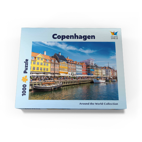 Nyhavn in Copenhagen, Denmark 1000 Jigsaw Puzzle box view3